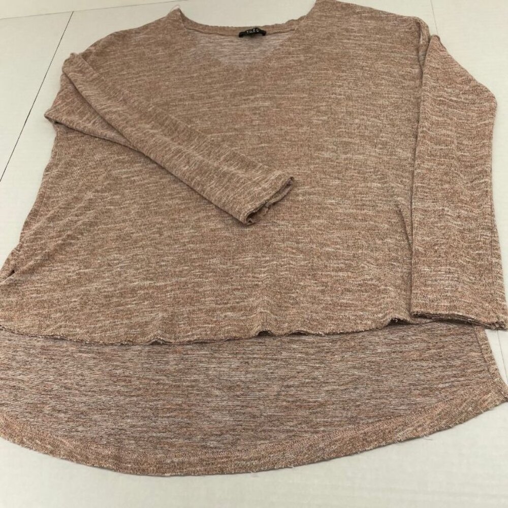 TCEC Women's Pullover V-Neck Sweater - Distressed - Multicolor - Size L - GUC
